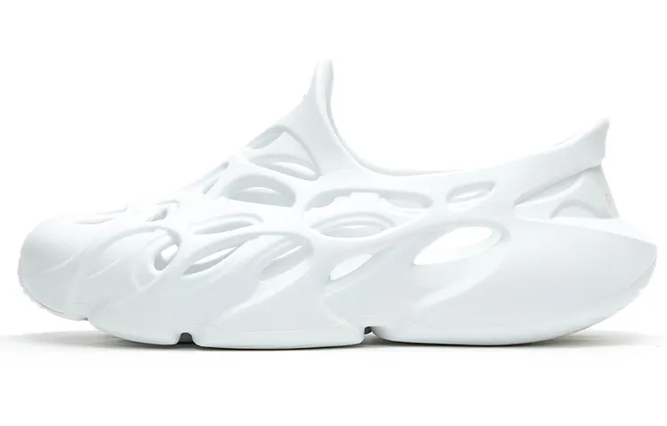 Li Ning Badfive 1 Quiet Abrasion Resistant Slide Slippers Women's White