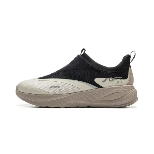 Li Ning SOFT GO 2 Low top Casual Shoes Men's Black Gray