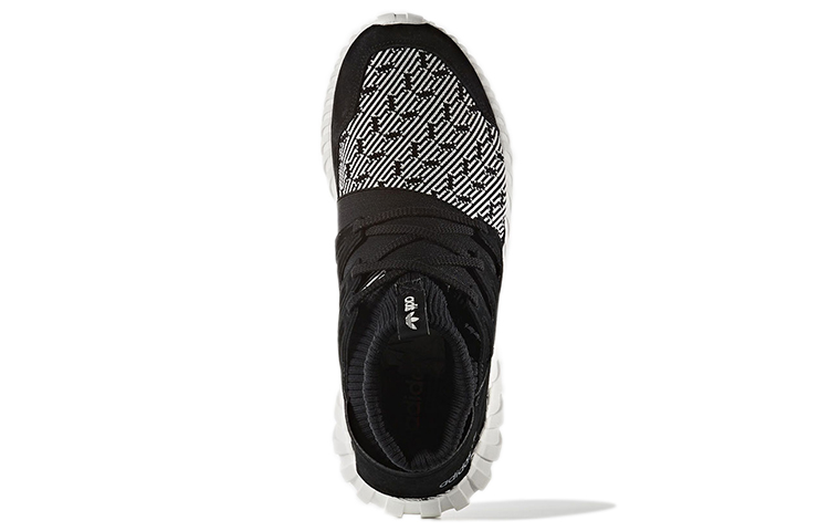 Кроссовки adidas originals Tubular (черно-белые) — Чёрный / белый — фото 5