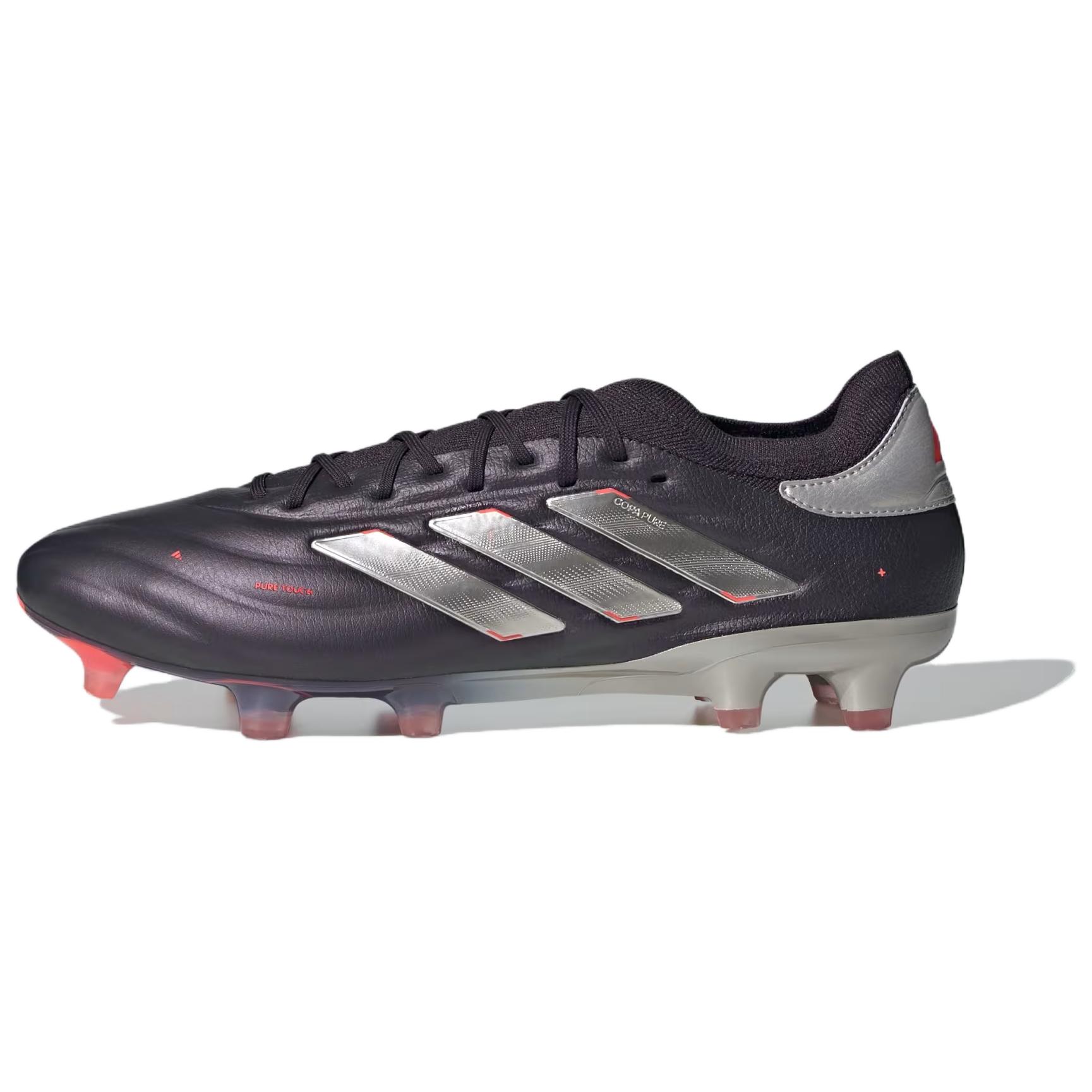 Adidas COPA PURE 2 Slip Resistant Abrasion Resistant Slip Resistant Abrasion Resistant Soccer Shoes Unisex Black