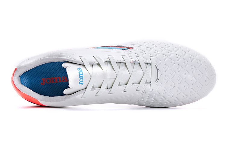 Joma MG Multi Ground Slip Resistant Abrasion Resistant Slip Resistant Abrasion Resistant Soccer Shoes Men’s White Red