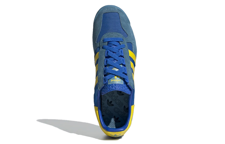 Кеды adidas originals SL 80 (сине-желтый) — фото 5