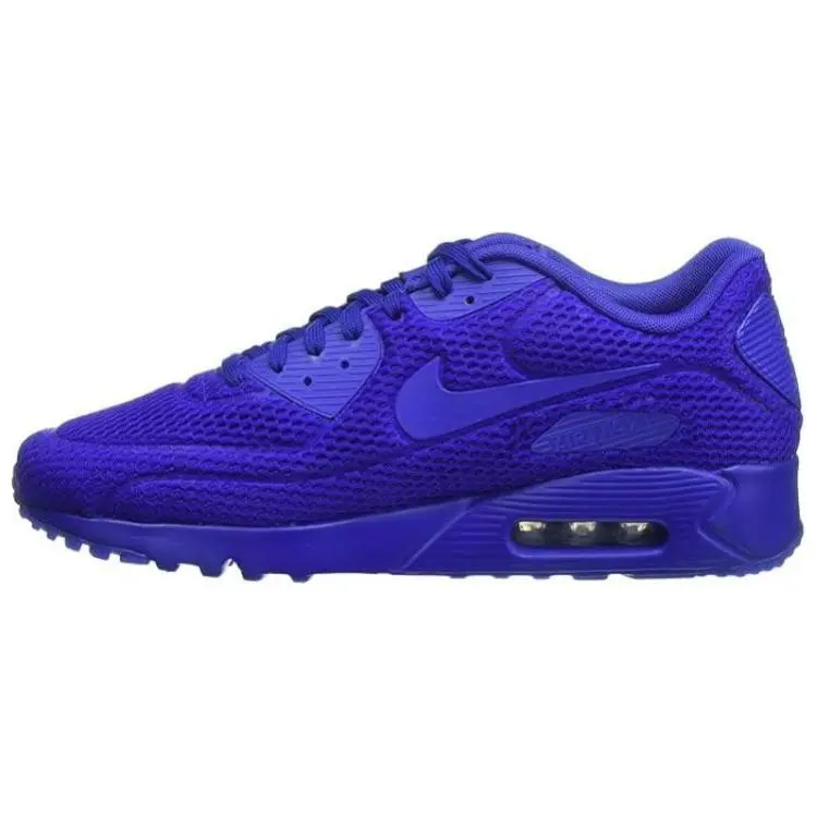 Nike Air Max 90 Abrasion Resistant Abrasion Resistant Low top Casual Shoes Men's Blue