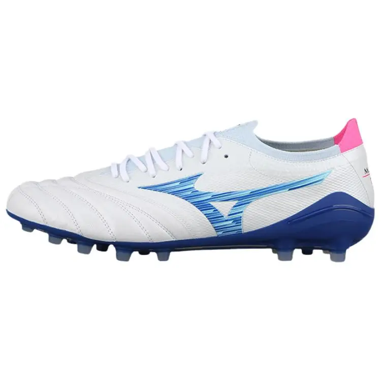 Mizuno Morelia Neo 4 Soccer Shoes Unisex White Blue Pink