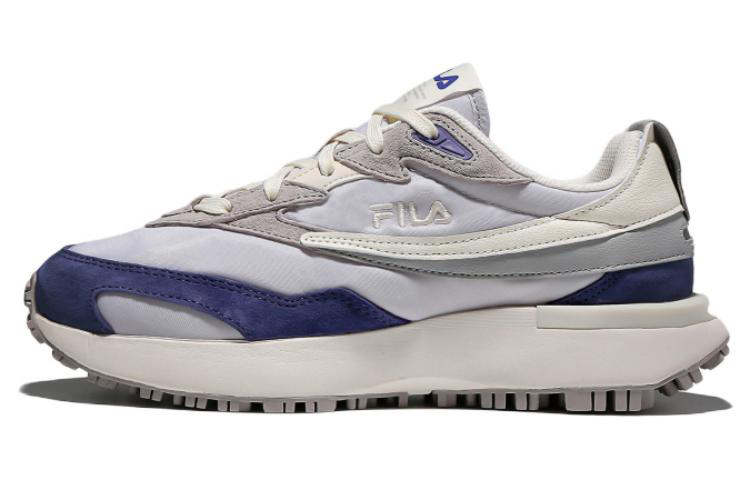 FILA Zagato V2 Fabric Low top Casual Shoes Unisex Gray Purple Korean Style