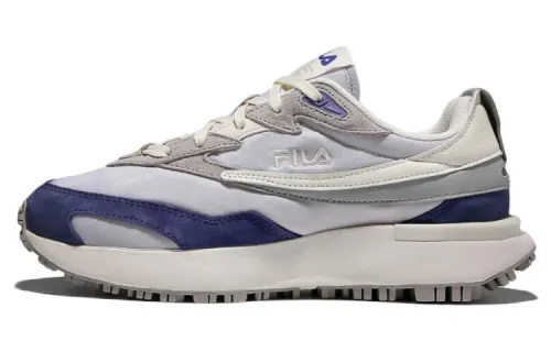 FILA Zagato V2 Fabric Low top Casual Shoes Unisex Gray Purple Korean Style