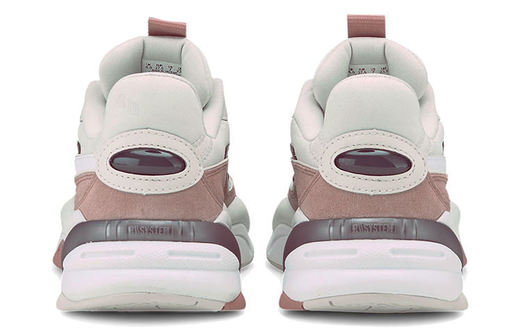 Женские кроссовки PUMA RS-2K Soft Metal (серо-голубые) — 玫瑰粉/黑/白/米 — фото 4