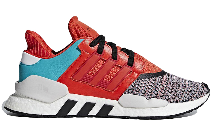 кроссовки adidas originals Eqt Support 91/18 (оранжево-серо-черные) — Оранжевый / серый / чёрный — фото 2