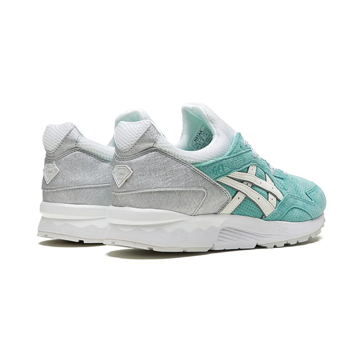 Кроссовки ASICS Gel-Lyte 5 (сине-серые) — 水蓝/白/灰色 — фото 4