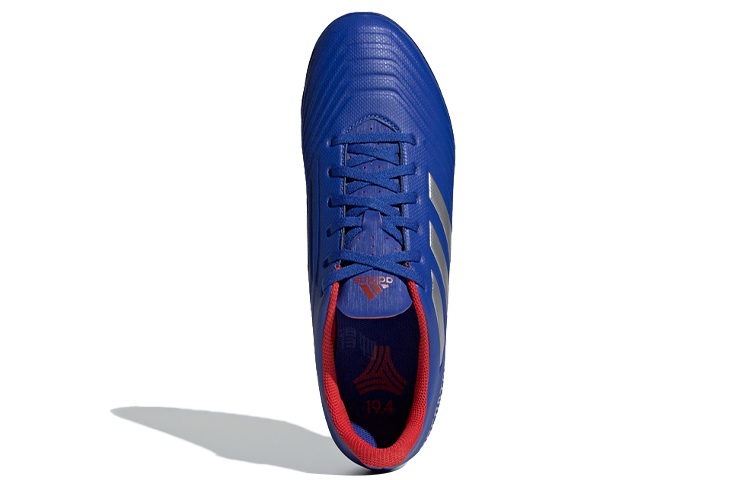 Мужские бутсы adidas Predator 19.4 TF (сине-серо-красный) — Синий / серый / красный — фото 5