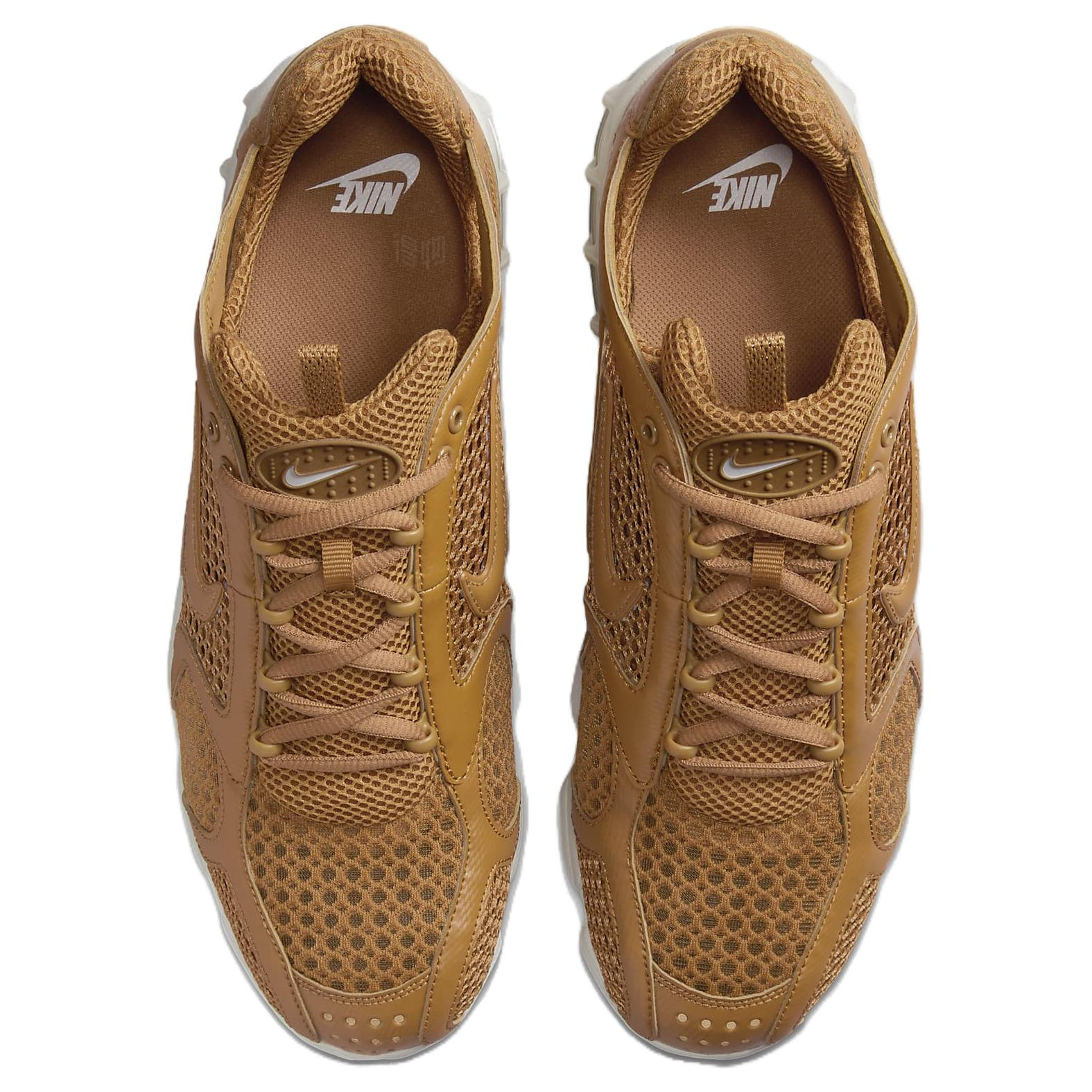 Мужские кроссовки Nike Air Zoom Spiridon Cage 2 (коричневые) — фото 4