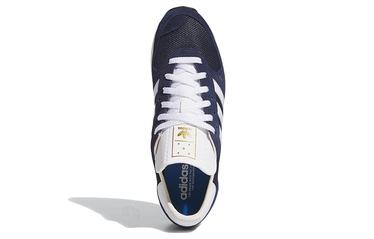 Кеды POP TRADING COMPANY x adidas originals TRX Vintage (сине-белые) — фото 5