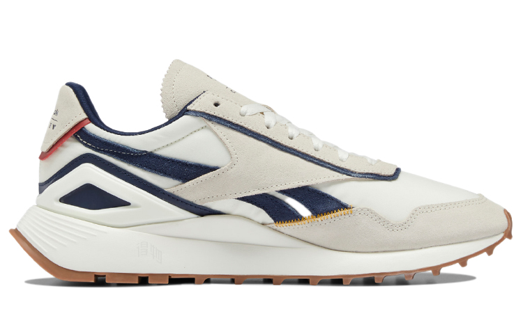 Кроссовки Reebok Classic Leather Legacy AZ (коричнево-синие) — Коричневый / синий — фото 2
