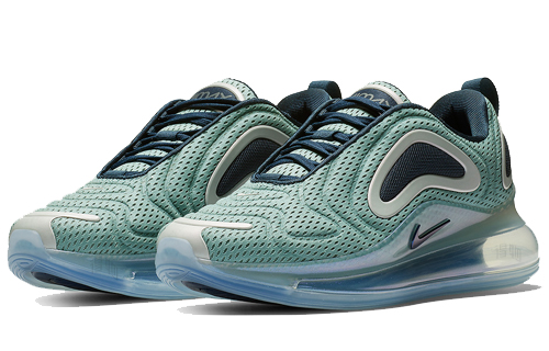 Женские кроссовки Nike Air Max 720 Northern Lights (серебристый / зеленый) — Серебристый / зелёный — фото 3