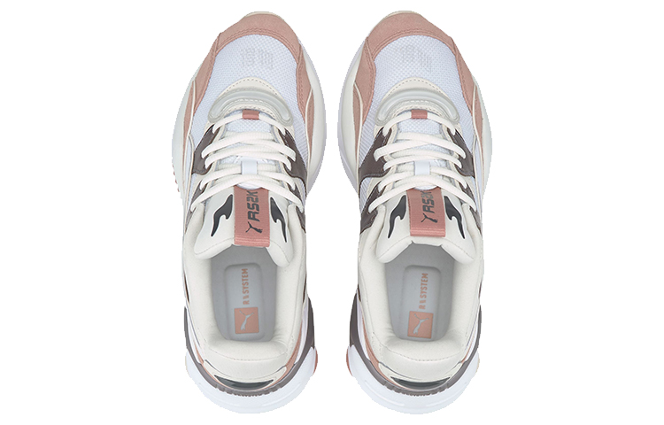 Женские кроссовки PUMA RS-2K Soft Metal (серо-голубые) — 玫瑰粉/黑/白/米 — фото 3
