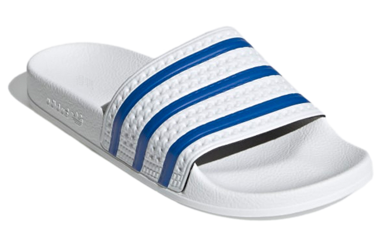 Шлепанцы adidas originals Adilette Slides (бело-синие) — фото 3