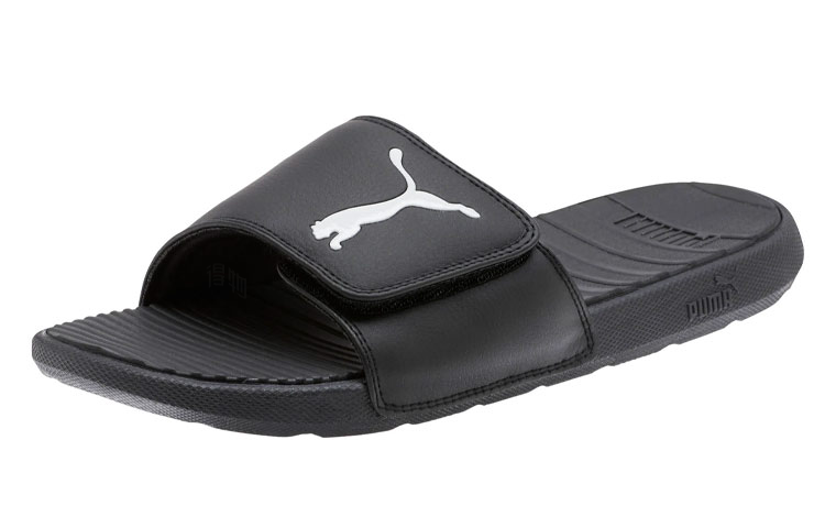 Мужские шлепанцы PUMA Cool Cat Sport (черно-белый) — фото 3