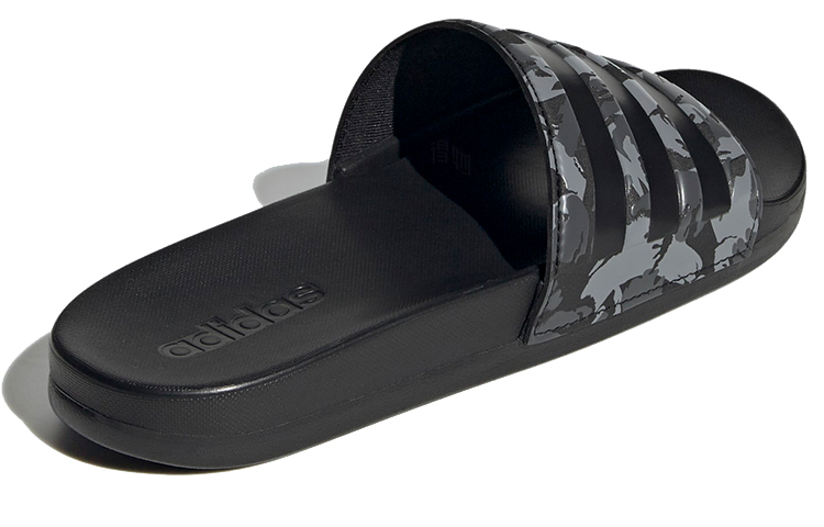 Шлепанцы adidas Adilette Comfort Slides (черно-серые) — фото 4