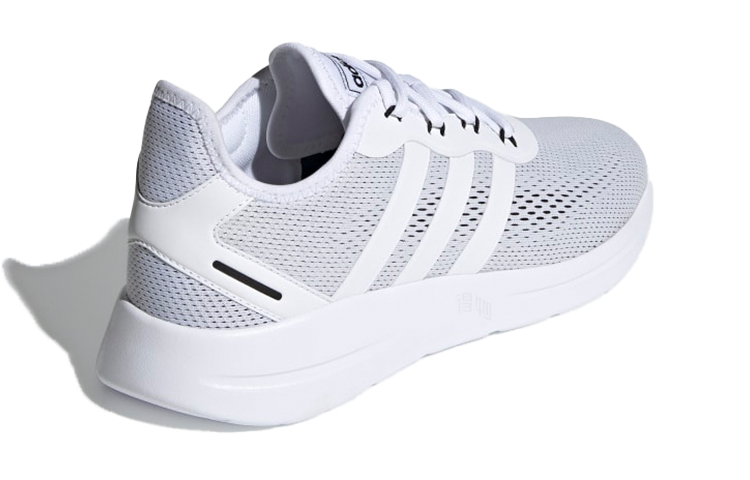 Мужские кроссовки adidas neo Lite Racer Rbn 2.0 (серый / белый) — фото 4