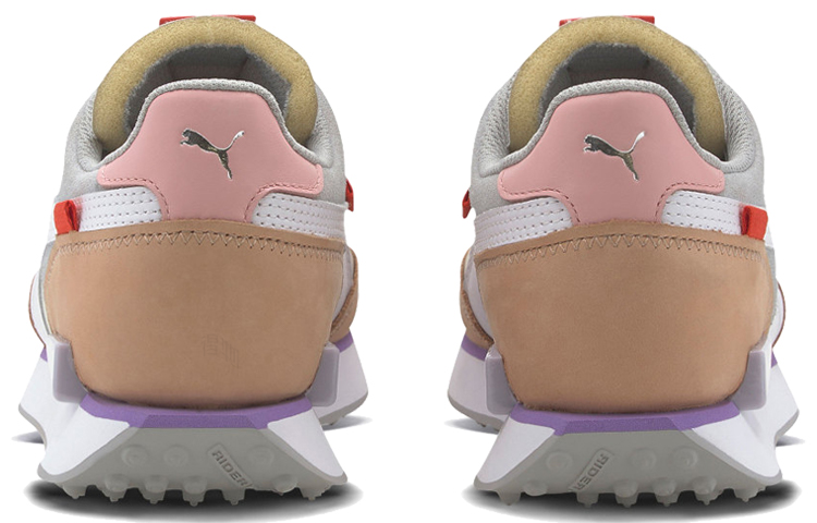 Женские кроссовки PUMA Future Rider (серо-розовые) — Серый / розовый — фото 4