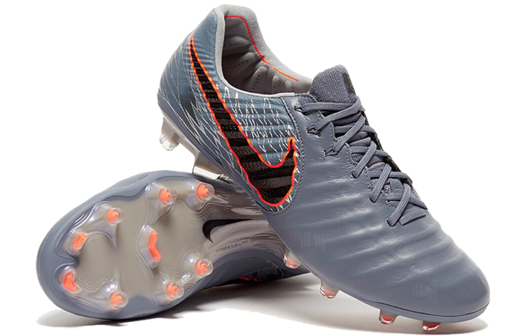 Мужские бутсы Nike Tiempo Legend 7 Elite FG (серый) — фото 3