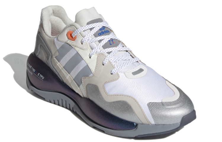 Мужские кроссовки adidas ZX Alkyne (светло-серый / синий) — фото 3