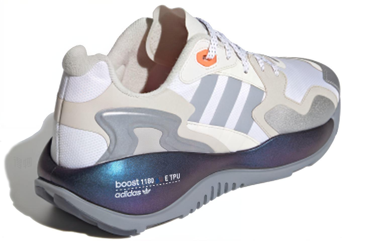 Мужские кроссовки adidas ZX Alkyne (светло-серый / синий) — фото 4