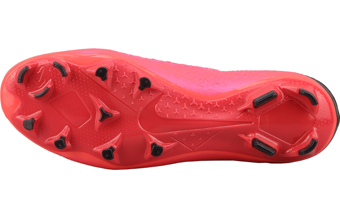 Футбольные бутсы Nike Phantom Vision 2 Elite Dynamic Fit FG (черный / красный) — Чёрныйкрасный — фото 4