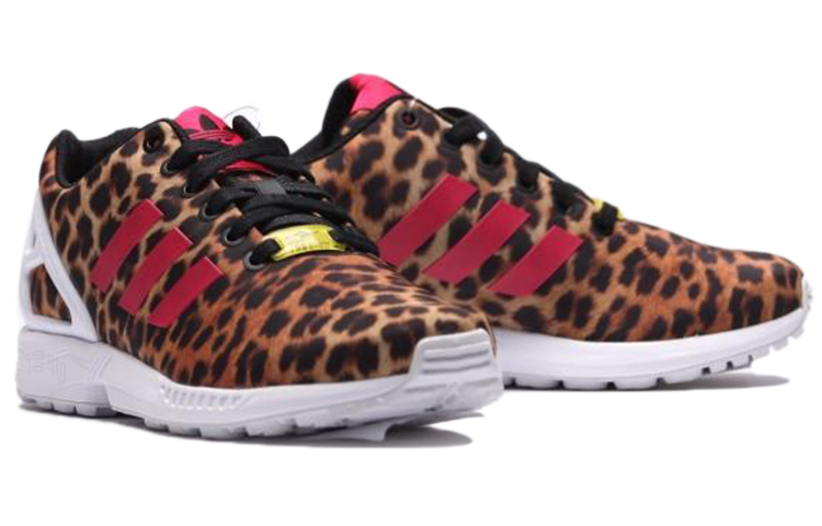 Женские кроссовки adidas originals ZX Flux (леопардовый) — фото 4