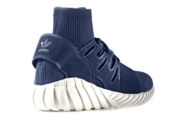 Высокие кроссовки adidas originals Tubular Doom Night Marine (синие) — 陆战队/白 — фото 3