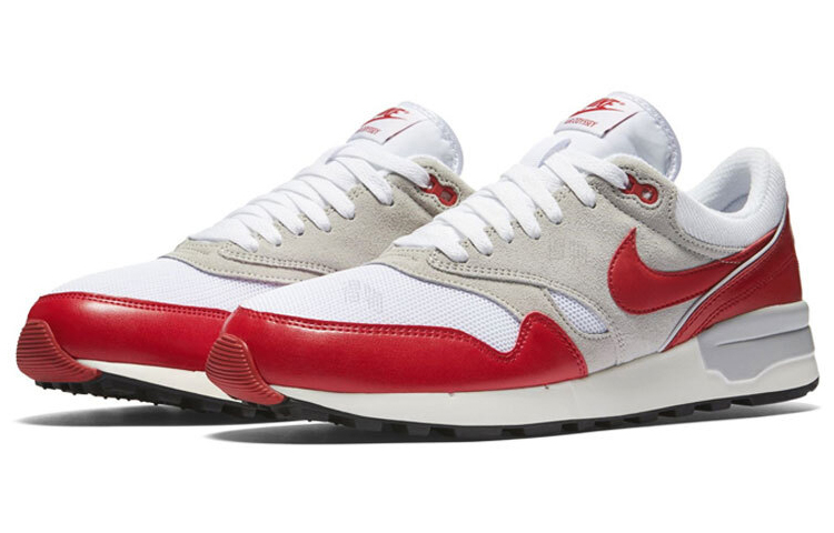 Мужские кроссовки Nike Air Odyssey Envision (бело-красные) — фото 3