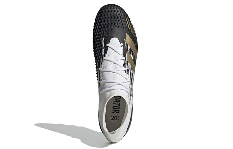 Мужские бутсы adidas Predator Mutator 20.1 AG (бело-черные) — Белый / чёрный — фото 5