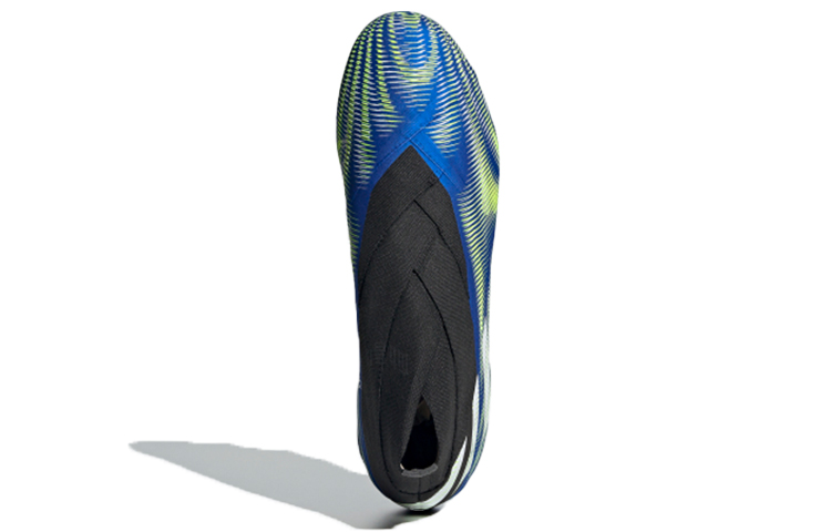 Мужские бутсы adidas Nemeziz (сине-желтые) — фото 5