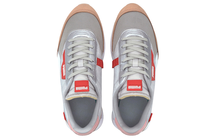 Женские кроссовки PUMA Future Rider (серо-розовые) — Серый / розовый — фото 3