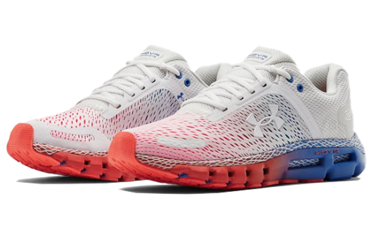 Мужские кроссовки Under Armour Hovr Infinite 2 (белый / синий / красный) — фото 3