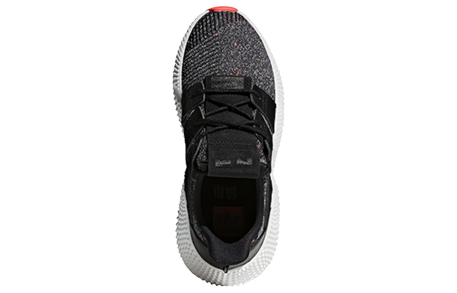 Женские кроссовки adidas originals PROPHERE (черно-бело-красные) — Чёрный / белый / красный — фото 3