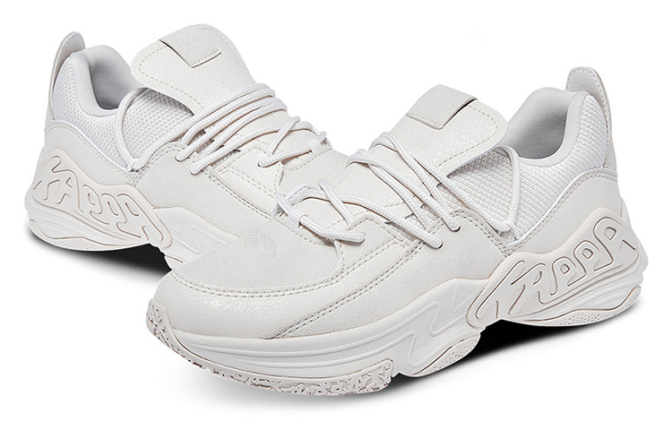 Женские кроссовки Kappa Low Top (серо-белые) — фото 4