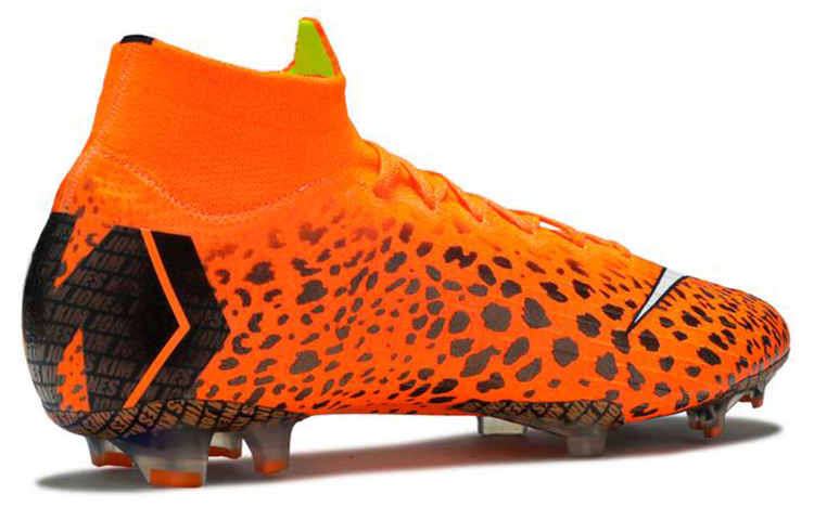 Мужские футбольные бутсы Nike Mercurial SUPERFLY 360 Elite "Kim Jones" FG (оранжево-черные) — Оранжевый / чёрный — фото 4