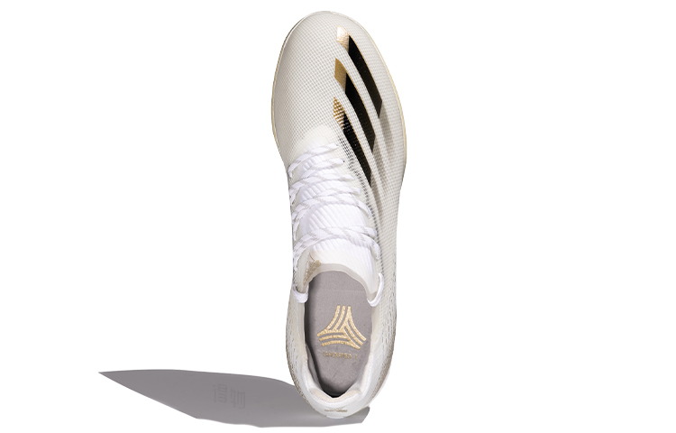 Мужские бутсы adidas X GHOSTED.1 (бежевые / черные) — Бежевый / чёрный — фото 5