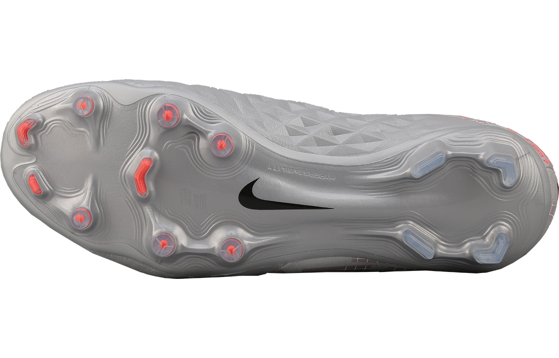 Кроссовки Nike Tiempo Legend 8 Elite FG (серыйоранжевый) — фото 4