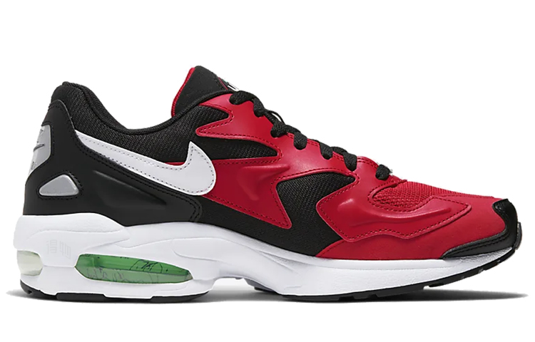 Мужские кроссовки Nike Air Max 2 Light (черно-красный) — Чёрныйкрасный — фото 2