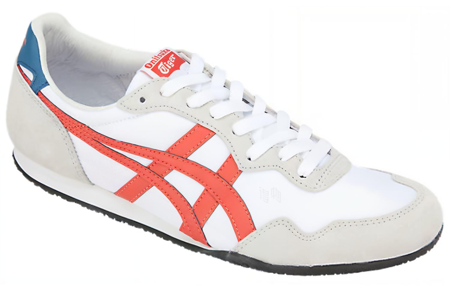 Кроссовки Onitsuka Tiger SERRANO (бело-красные) — фото 2