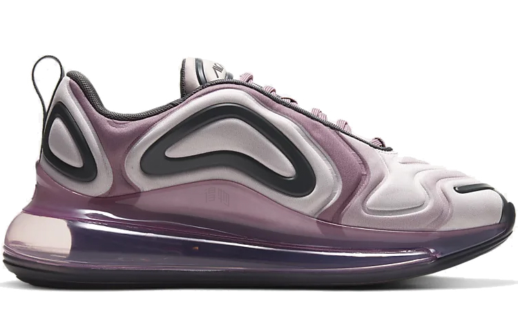Женские кроссовки Nike Air Max 720 (розовые) — 微玫瑰红/粉紫红/灰紫红/黑色 — фото 2