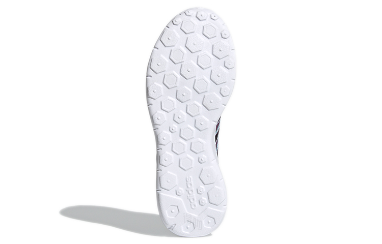 Женские кроссовки adidas neo Lite Racer (черно-бело-золотые) — фото 6
