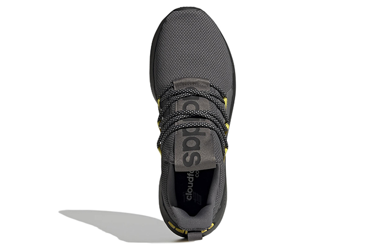 Мужские кроссовки adidas neo Lite Racer Adapt 5.0 (серо-желтые) — фото 5