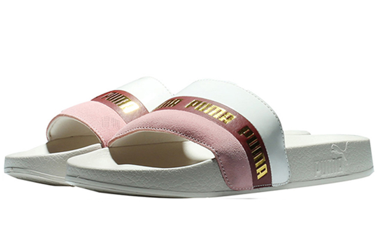 Женские шлепанцы PUMA Leadcat Slide Remix (розовое золото) — 玫瑰金 — фото 3