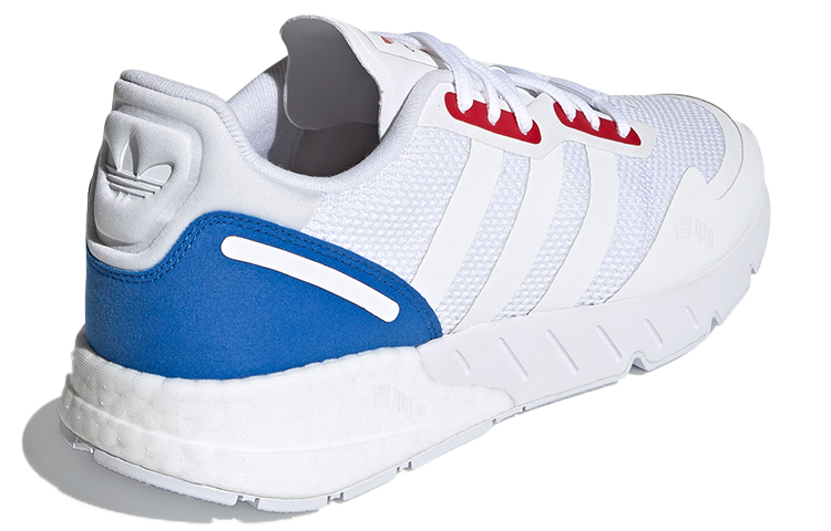 Кеды adidas originals ZX 1K Boost (белые) — Белый — фото 4