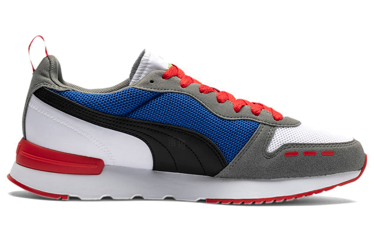 Кроссовки PUMA R78 (сине-бело-красные) — Синийбелыйкрасный — фото 2