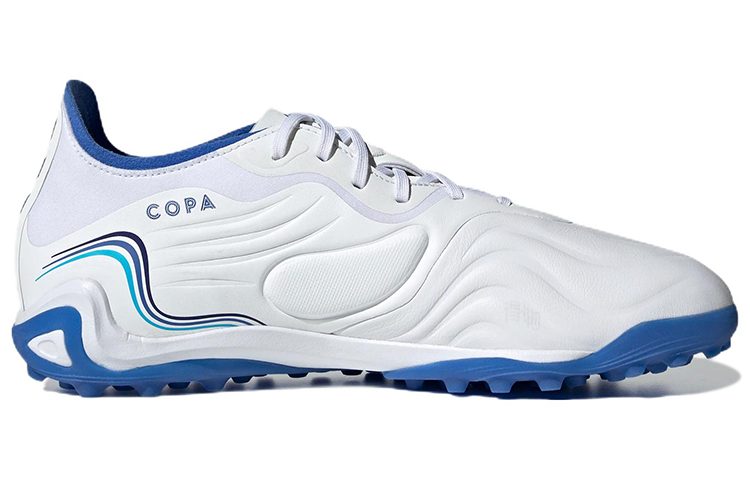 Мужские бутсы adidas Copa Sense.1 (бело-синие) — Белый / синий — фото 2