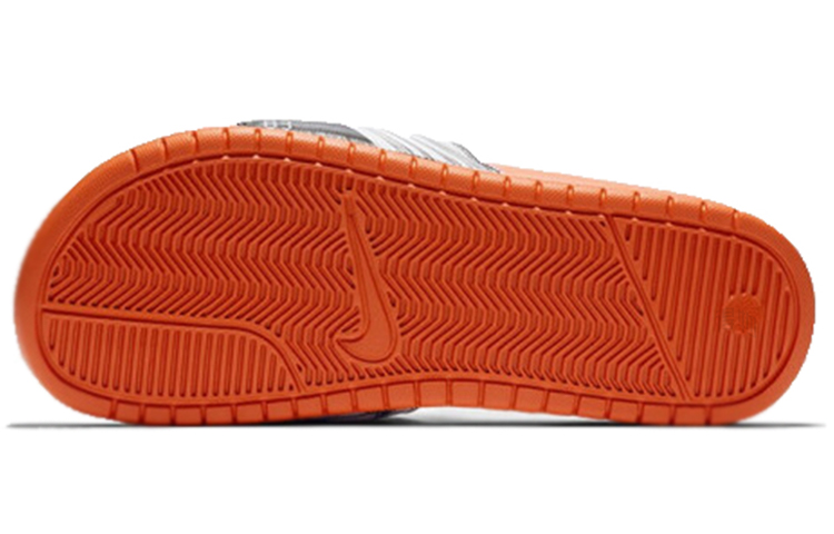 Мужские шлепанцы Nike Benassi JDI (оранжевые) — Оранжевый — фото 4